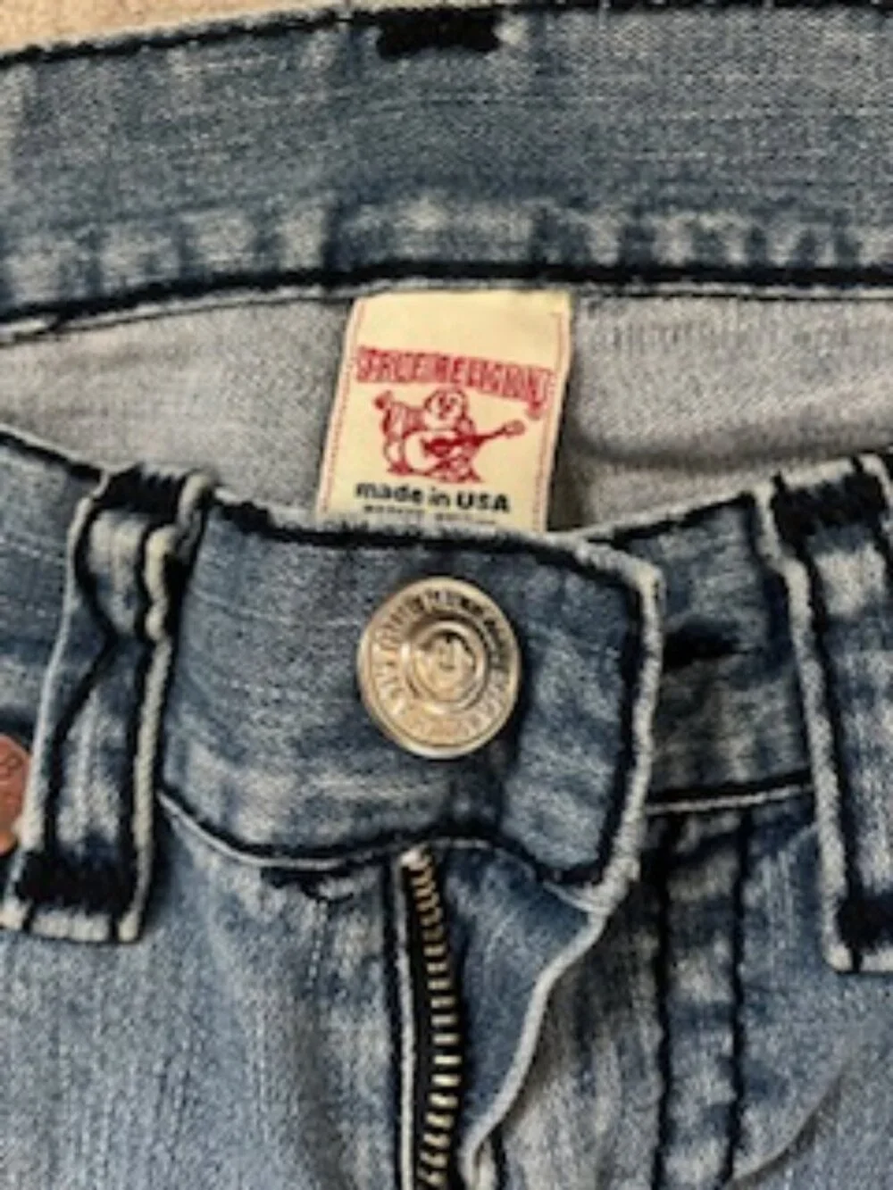 True Religion Brand Jeans Joey Super T Row 32 Seat 34